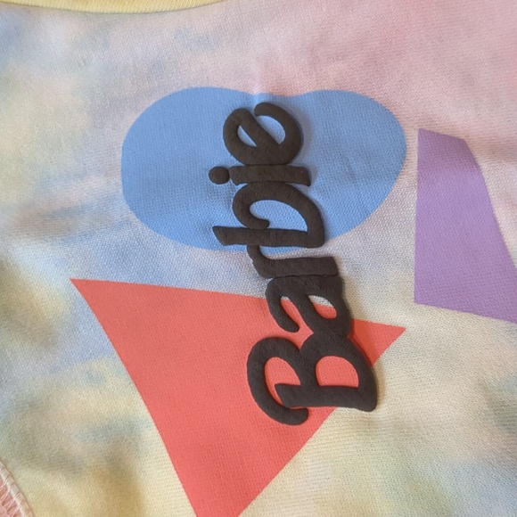 Barbie Vintage wash black toile tutu dress and tie dye Barbie sweatshirt - Picture 11 of 15